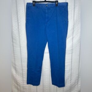New Polo Ralph Lauren Men's Stretch Straight Fit Chino Blue Pants Men Size 38x32